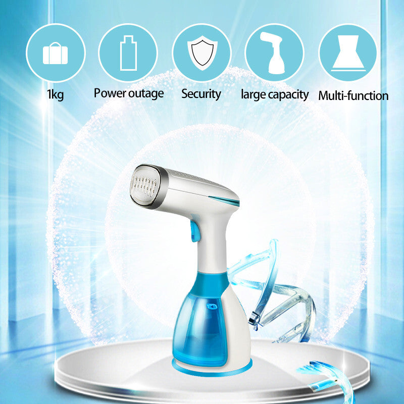 ANIMORE Handheld Fabric Steamer - Blue