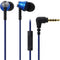 ATH-CK330iS Premium Earphones With Microphones - Blue