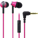 ATH-CK330iS Premium Earphones With Microphones- Pink