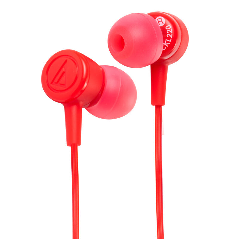 ATH-CKL220 Premium Fashion Wired Headset - Red