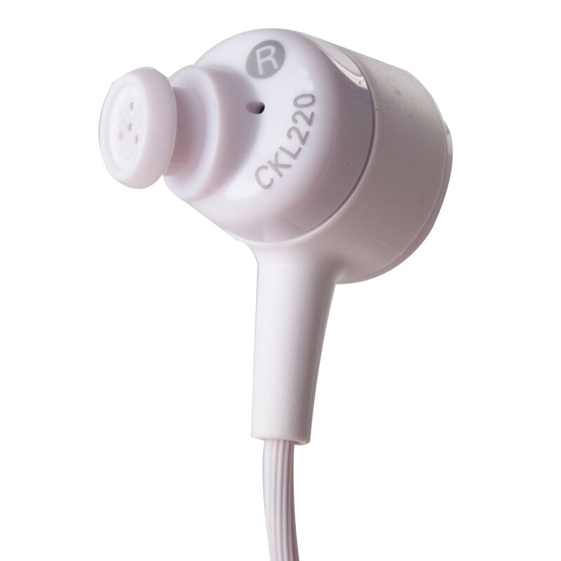 ATH-CKL220 Premium Fashion Wired Headset - White