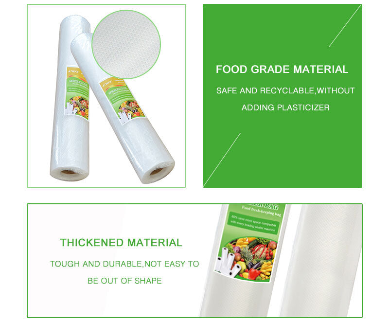 ATWFS Vacuum Packaging Rolls - Transparent