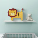 Tooarts Cartoon Animal Clock, Swinging Lion Clock, MDF Wooden Clock, Wall Clock for Kids Room Living Room, Home Decor, No Assembly Required, One AA Battery Operated(not included)