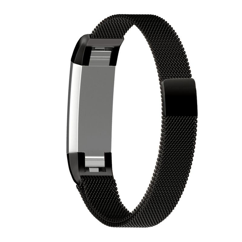 Adjustable Premium Stainless Wristband Strap - Black