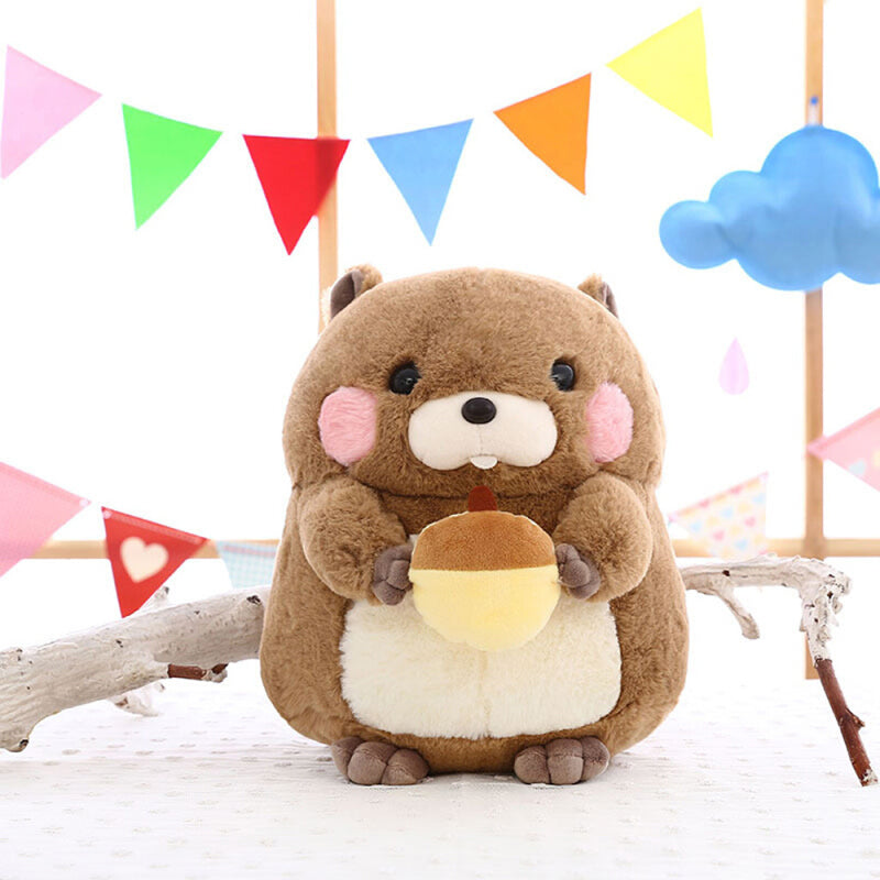 Adorable Kawaii Stuffed Toy - Brown