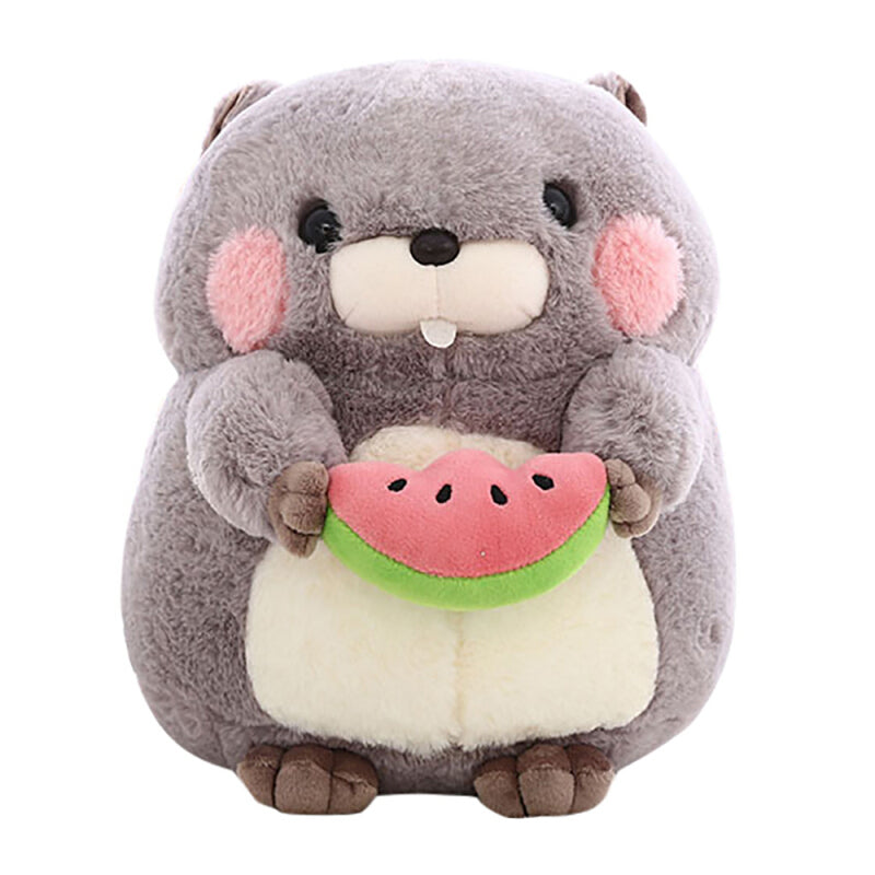 Adorable Kawaii Stuffed Toy - Gray