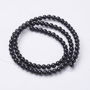 Agate Premium Natural Beads Strands - Black