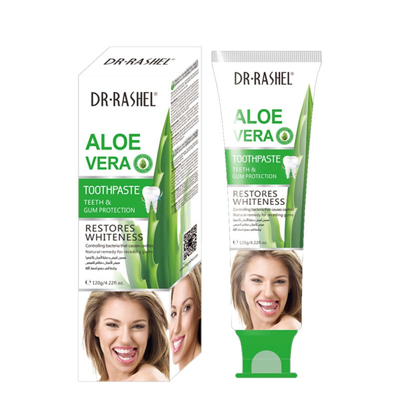 Aloe Plant Herb Whitening Toothpaste - Green