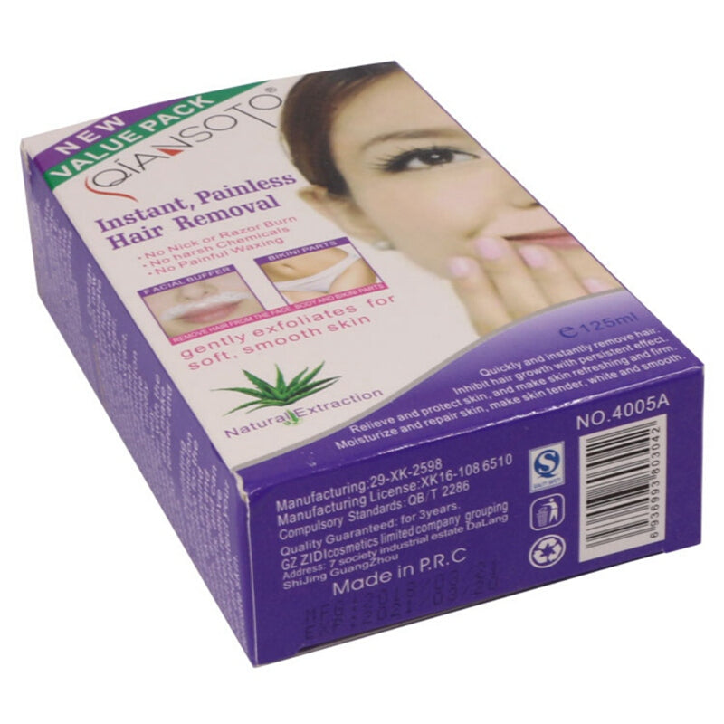 Aloe Vera Gentle Facial Hair Removal Cream - Purple