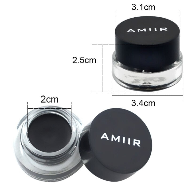 Amiir Waterproof Fine Eyeliner Cream - Black