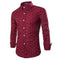 Anchor 2020 New Wild Men's Stylish Casual Long-sleeved - Red