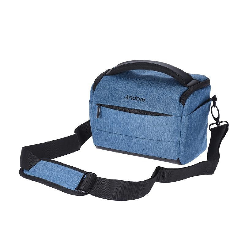 Andoer High Quality DSLR Camera Shoulder Bag - Blue