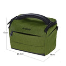 Andoer High Quality DSLR Camera Shoulder Bag - Green