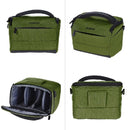 Andoer High Quality DSLR Camera Shoulder Bag - Green