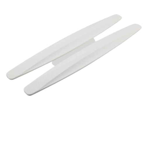 Anti-Scratch 2Pcs Premium Bumper Protector Corner - White