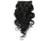 Aphro Hair Brazilian Clip In Hair Extension - Black