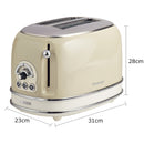 Ariete 155 Classic Retro Style Bread Toaster - Beige