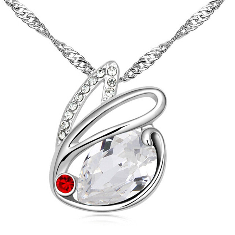 Austrian Premium Crystal Pendant - White