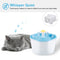 Automatic Pet Drinking Fountain - White