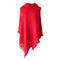 Autumn Winter Knitted Pullover Scarf Cape - Red