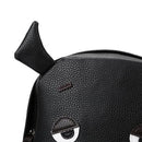 Fashion Women Backpack Animal Pattern PU Leather Zipper Closure School Travel Shoulder Bags Black1/Black2