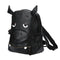 Fashion Women Backpack Animal Pattern PU Leather Zipper Closure School Travel Shoulder Bags Black1/Black2