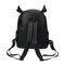 Fashion Women Backpack Animal Pattern PU Leather Zipper Closure School Travel Shoulder Bags Black1/Black2