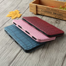 Women Long Wallet Crocodile Pattern Bi-fold Elastic Band PU Purse Clutch Bag Cash Card Holder Burgundy/Blue/Pink