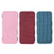 Women Long Wallet Crocodile Pattern Bi-fold Elastic Band PU Purse Clutch Bag Cash Card Holder Burgundy/Blue/Pink