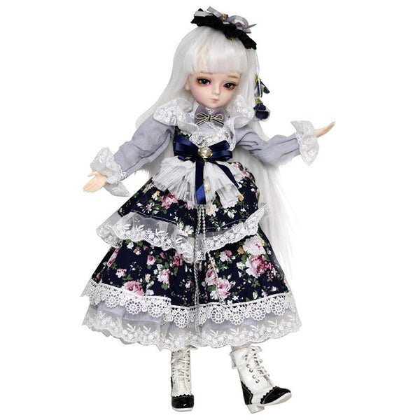 BJD Evelyn Doll Full Set - Dark Blue