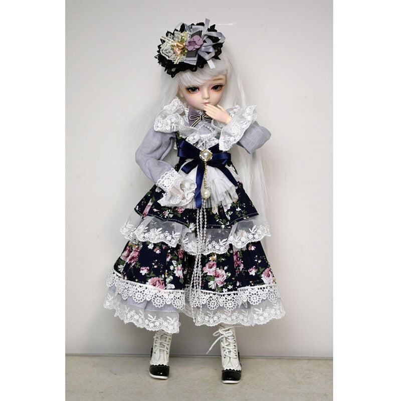 BJD Evelyn Doll Full Set - Dark Blue