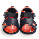 Baby Boys Leather Sandals - Black