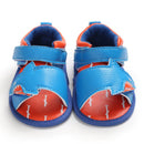 Baby Boys Leather Sandals - Dark Blue