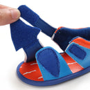 Baby Boys Leather Sandals - Dark Blue