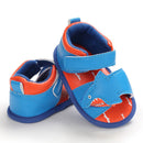 Baby Boys Leather Sandals - Dark Blue