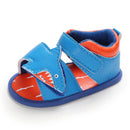 Baby Boys Leather Sandals - Dark Blue