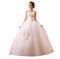 Ball Gown Off Shoulder Lace Wedding Dress - White