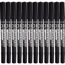 Baoke Premium 12Pcs Oily Double Head Marker - Black