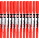 Baoke Premium 12Pcs Oily Double Head Marker - Red