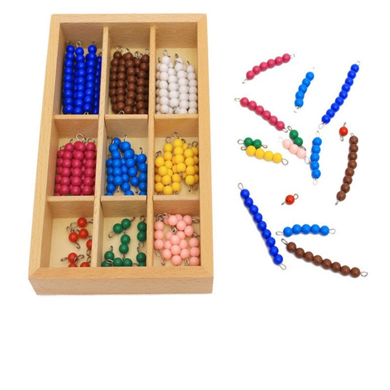 Beaded Mathematical Toy - Rainbow