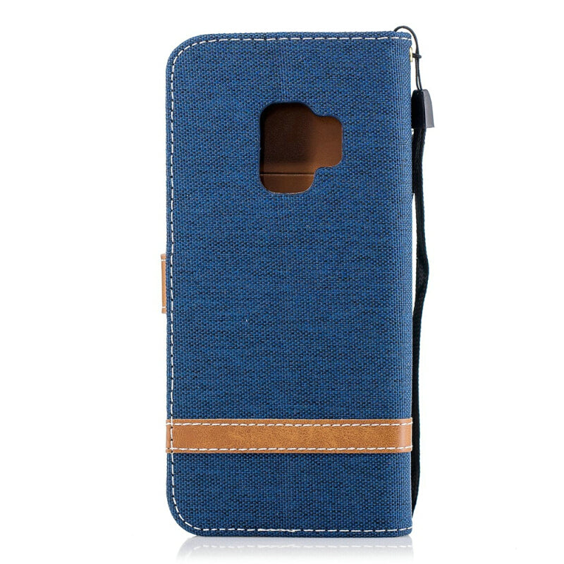 Befospey Premium Samsung Denim Leather Case - Teal