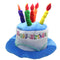 Birthday Cake Candle Party Hat - Blue