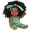 Black African American Doll - Green