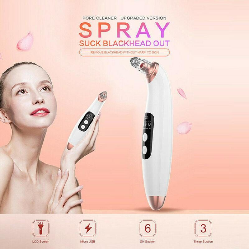 Blackhead Remover Pore Vacuum - Rose Gold & White