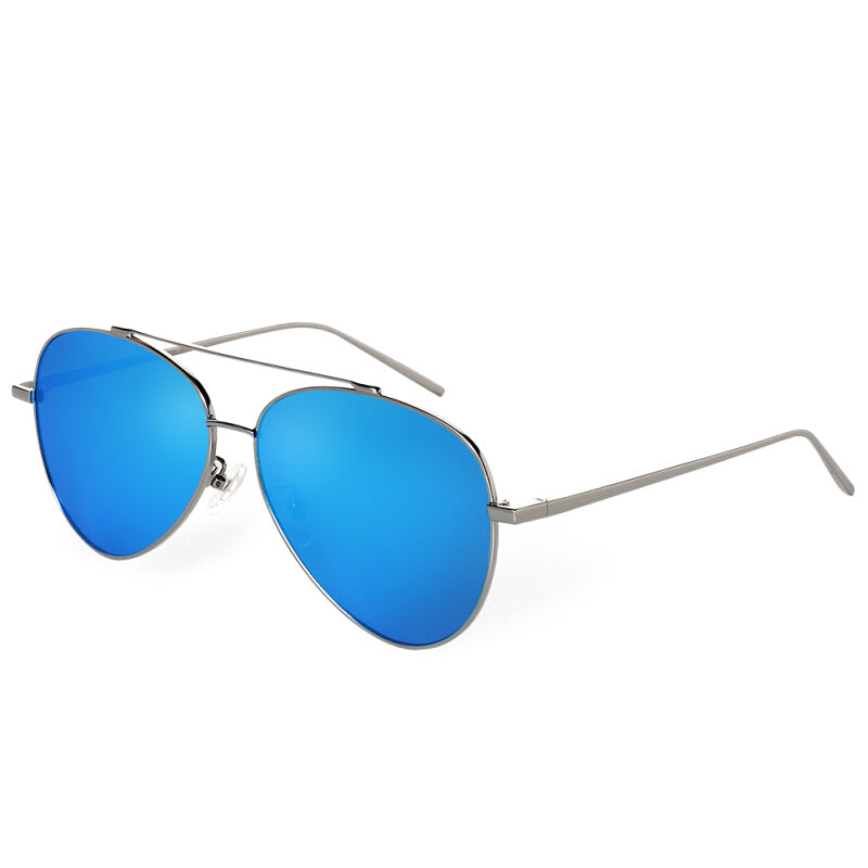 نظارات شمسية مستقطبة من Bluekiki Fashion Aviator - أزرق