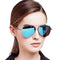 Bluekiki Fashion Aviator Polarized Sunglasses - Blue