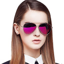 Bluekiki Fashion Aviator Polarized Sunglasses - Pink