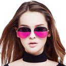 Bluekiki Fashion Aviator Polarized Sunglasses - Pink