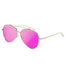 Bluekiki Fashion Aviator Polarized Sunglasses - Pink