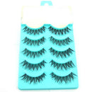 Bluelans 5 Pairs Natural Long False Eyelashes - Black